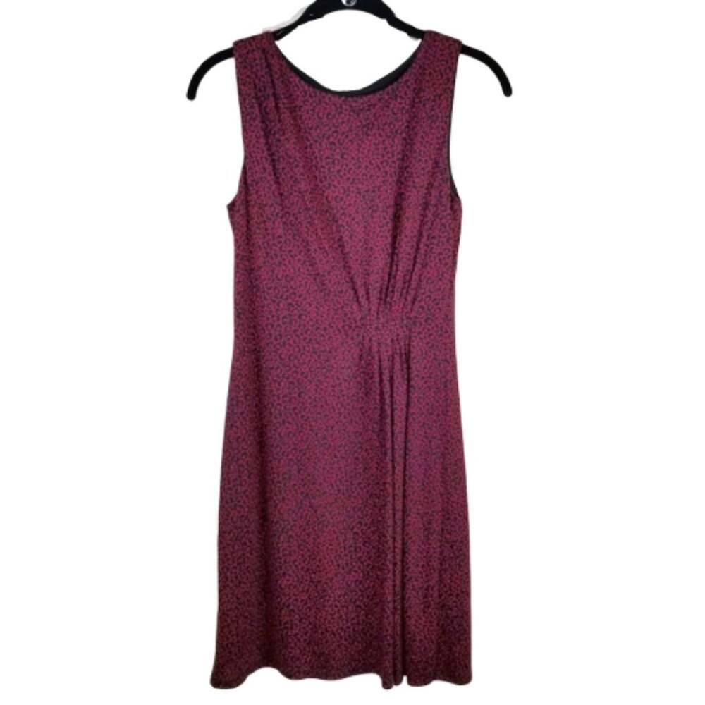 Loft Animal Print Faux Wrap Dress